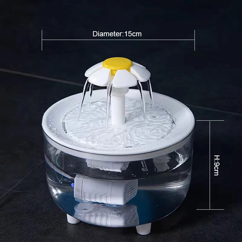 Pets Water Fountain Auto Filter USB Electric Mute Cat Drinker Bowl 1200mL Recirculate Filtring Drinker for Cats Water Dispenser - Image 6