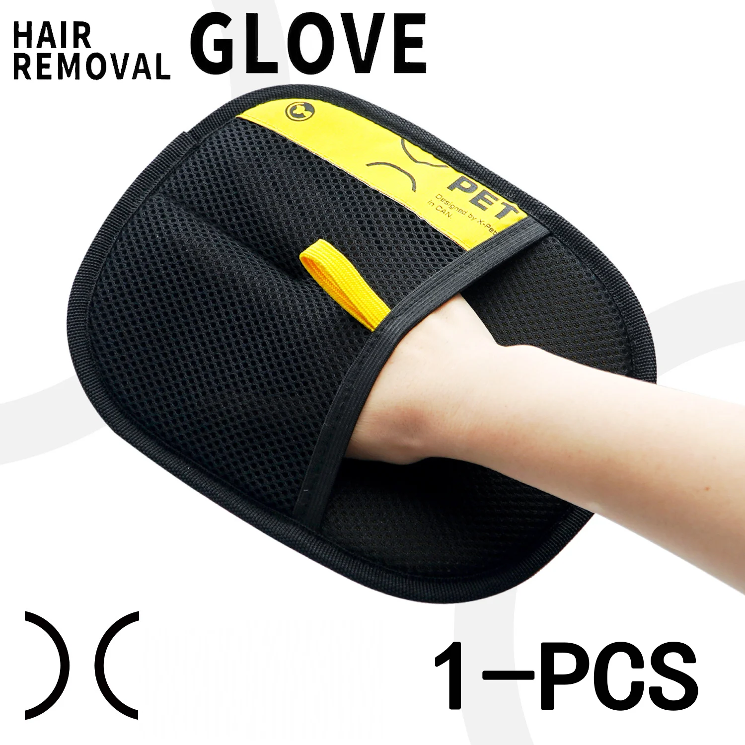 Pet Hair Remover Gloves Electrostatic for Cats Dogs, Reusable Washable Grooming Glove with 2-in-1 Lint Roller Brush - Safe Non-T - Image 8